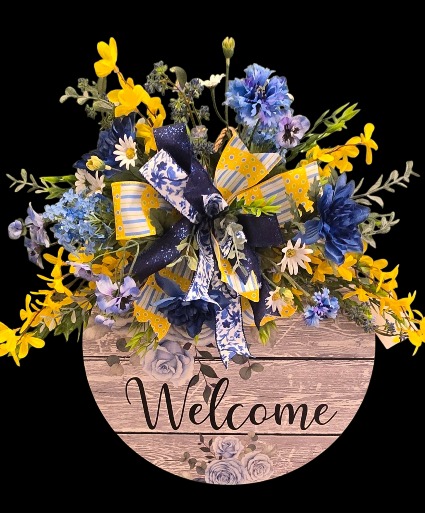Summer Welcomes You Door Wreath