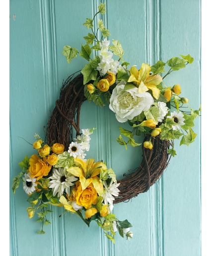 SUMMER WREATH ARTIFICIAL ARRANGEMENT