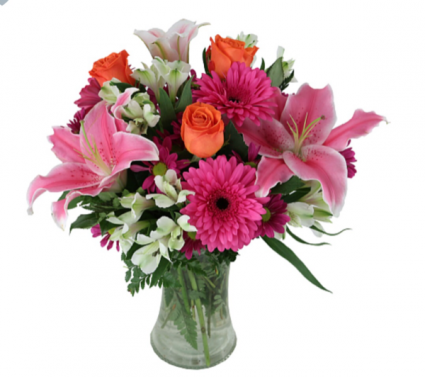 Summers Bright blooms Vase