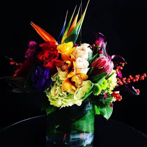 Summers serenade of bright flowers