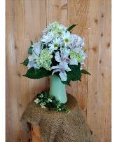 Summer's Soft Side Vase Arrangement 