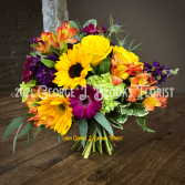 SUMMERTIME BOUQUET hand-tied european style bouquet without vase