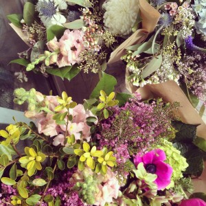 Seasonal Gathered Handtied Bouquet