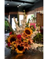 Summery Sunflowers  Sympathy Bouquet