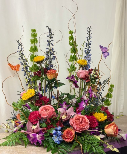 Summery Urn Arrangement Urn Display