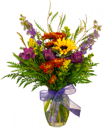 Sun Fall Vased Arrangement