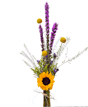 Sun flower Chakra- Third eye Flower Arrangement in a vase