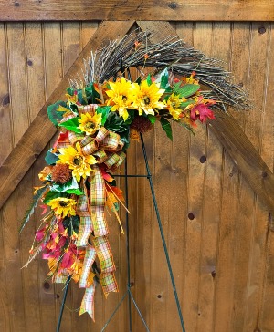 Sun- Kissed Autumn Door Swag