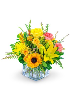 Sun-Kissed Flower Arrangement