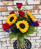 Sun-Kissed Romance vase