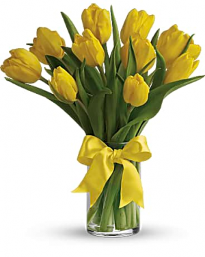 Sun Shine Tulip Vase