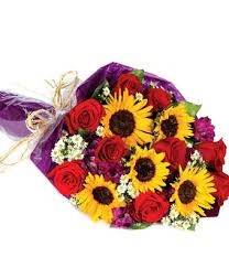 SunFest Wrapped Bouquet