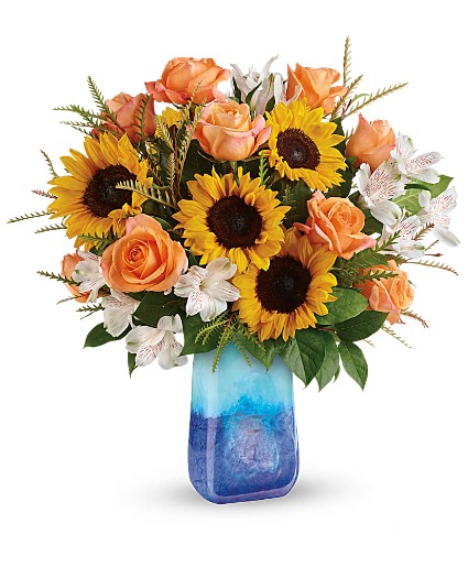 Sunflower Beauty Bouquet assorted flowers
