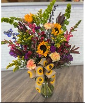 Sunflower Bliss  Vase
