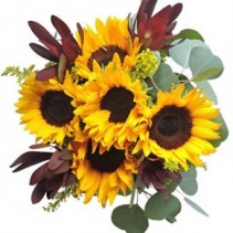 Sunflower Wrap bouquet