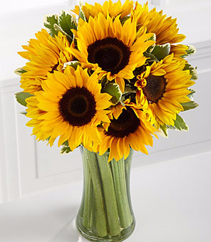 Sunflower Bouquet  Vase arrangement