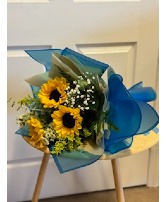 Sunflower bouquet Wrapped