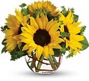 Sunflower Bowl Fall Floral