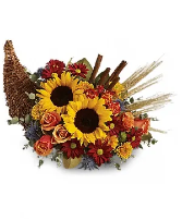 Sunflower Cornucopia   