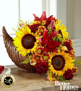 Sunflower cornucopia