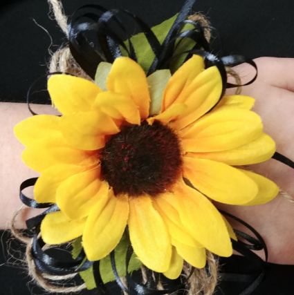 Sunflower corsage  