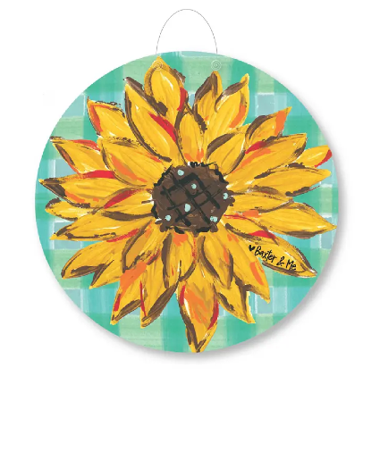 Sunflower Door Hanger Gift