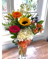 Sunflower Fields  Vase Arrangement 