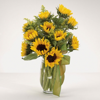 Sunflower Fields Vase Arrangement