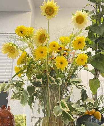 Sunflower Galore Flower Arrangement in Garland, TX | Flowerly
