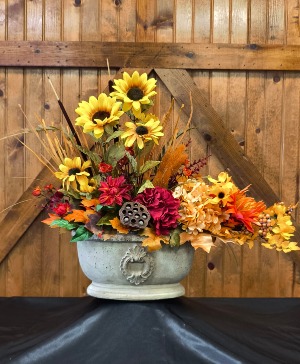 Artificial Sunflower Garden Silk Arrangement