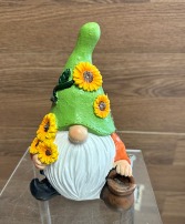 Sunflower Gnome with Pail Gnome