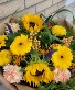 sunflower handtied (without vase) 