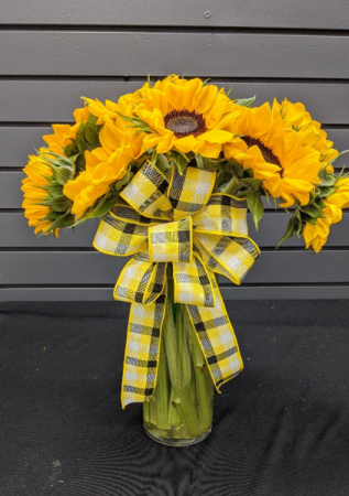 Sunflower Kind of Day Vase Arrangement