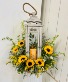 Sunflower Lantern Arrangement  Sympathy 