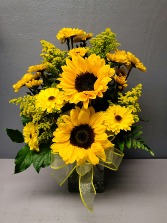 Sunflower Love Fresh Flower Arrangement 