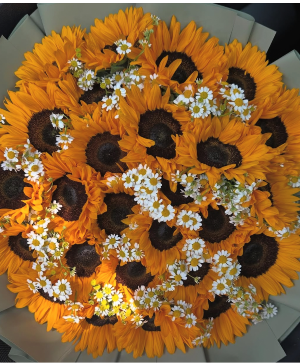 sunflower love  LOVE BOUQUET