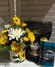 Sunflower Mug Gift Set Coffee Cup Arrangment