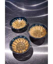 Sunflower Nesting Bowls  Set of Three