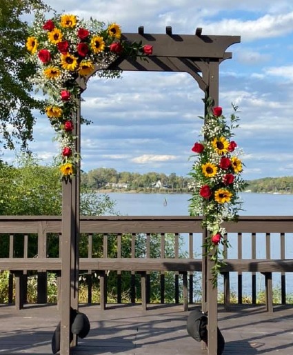 Sunflower & Rose Arch  