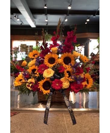 Sunflower Send Off Bold and Colorful in South Milwaukee, WI | PARKWAY FLORAL INC.