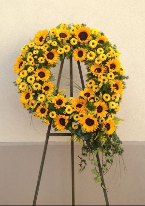 Sunflower Serenity Wreath