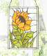 Sunflower Stained Glass