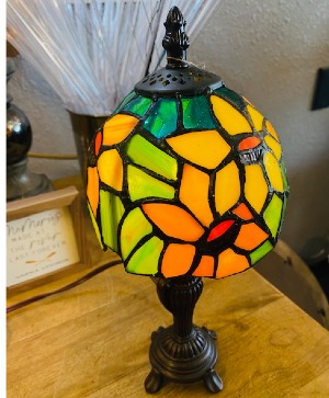Sunflower Stained-glass Lamp  
