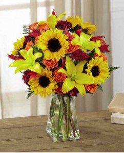 SUNFLOWER SUNRISE Vase Arrangement