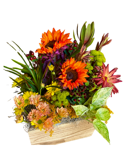 Sunflower Sunset Basket