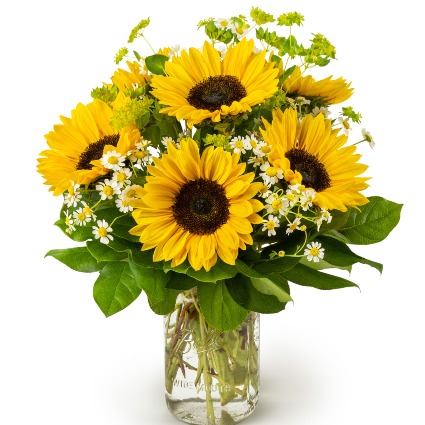 Sunflower Surprise Vase Arrangement