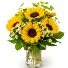 Sunflower Surprise Vase Arrangement