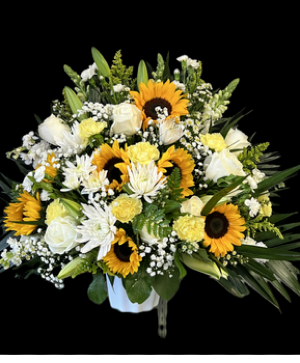 Sunflower Sympathy Basket Sympathy Flowers