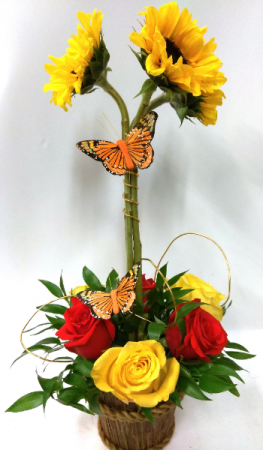 Sunflower Topiary