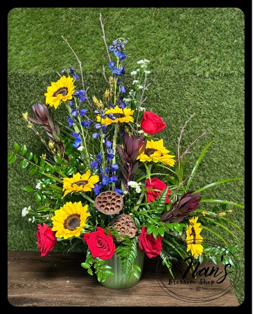 Sunflower Tribute  in Bryan, TX | NAN'S BLOSSOM SHOP